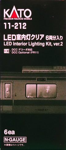 [MRR] Kato 11-212 - Interior Lighting Kit /w LED Version 2 (White, 6 pieces)